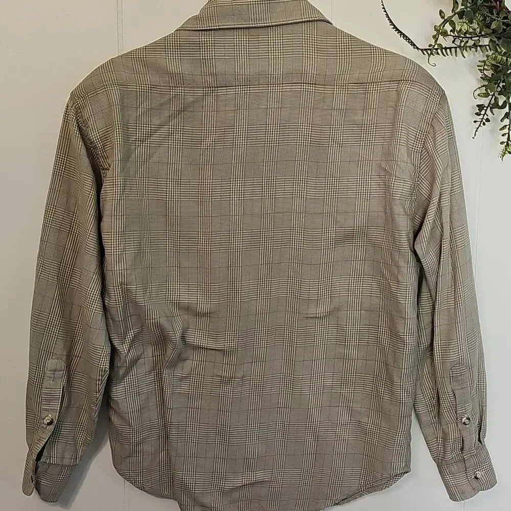 Vtg Banana Republic Quiet Madras Shirt Mens M Rare Unicorn Unisex Old Money